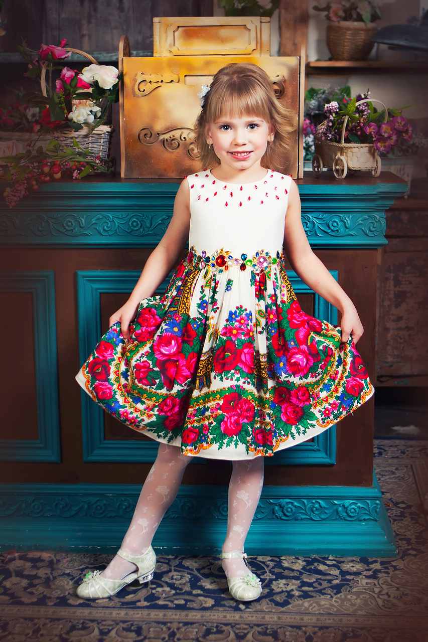 Платье в русском стиле 